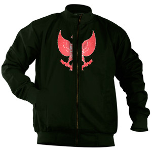 Jaket Bomber Garuda Red Mosaic