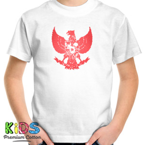 Kaos Garuda Red Mosaic