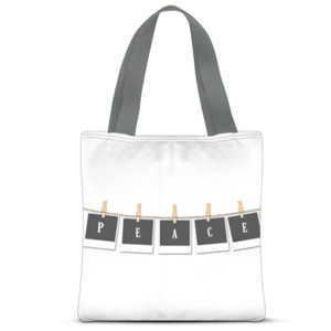 Tas Tote Fullprint PEACE Totebag