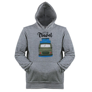 Jaket Hoodie Lets Go Travel