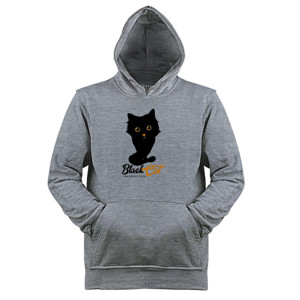 Jaket Hoodie Black Cat