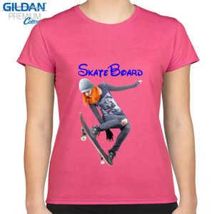 Kaos SkateBoard - Wanita
