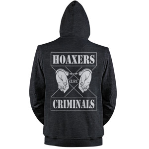 Jaket Hoodie HOAXERS ARE CRIMINALS 3