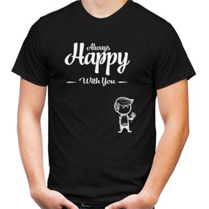 Kaos Always Happy With You - Laki-laki