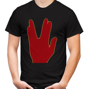 Kaos Vulcan Salute Mr. Spock