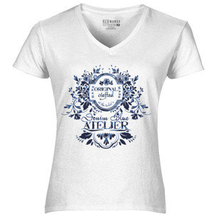 Kaos Denim Blue Atelier