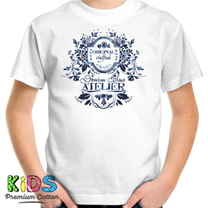 Kaos Denim Blue Atelier