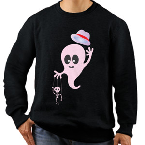 Jaket Sweater Pink Ghost