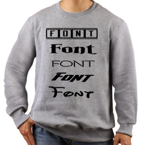 Jaket Sweater Font & Various