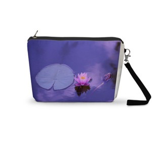 Pouch Trapesium DOMPET WANITA TRAPESIUM WARNA UNGU LOTUS