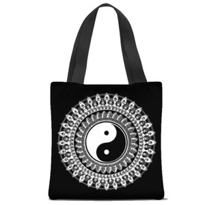 Tas Tote Fullprint Tula Mandala, YinYang