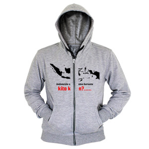 Hoodie Zipper indonesia anti galau