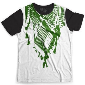 Kaos Fullprint Sorban Hijau Putih