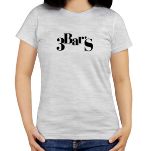 Kaos Kaos Distro 3 Bar's Putih