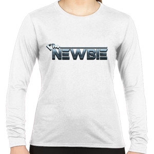 Kaos Kaos Newbie Putih