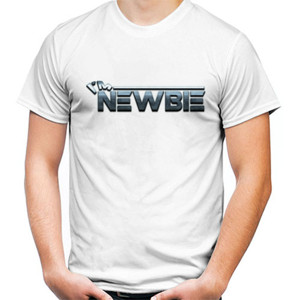 Kaos Kaos Newbie Putih