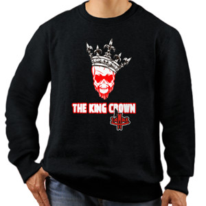 Jaket Sweater king crown t-ahirt pria jamak