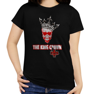 Kaos king crown t-ahirt pria jamak