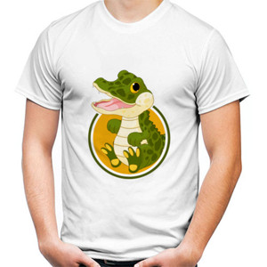 Kaos Distro Baby Crocodile Funny