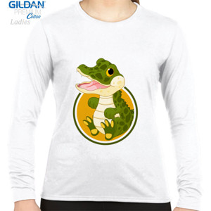 Kaos Distro Baby Crocodile Funny