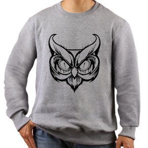 Jaket Sweater DISTRO BLACK OWL