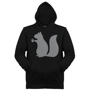 Jaket Hoodie Distro Grey squirrel