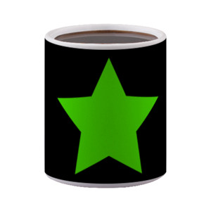 Mug Bunglon Mug Green Scotchlite Star