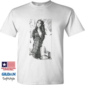 Kaos 16.front_Beauty_woman_sket_pencil_white