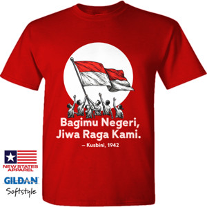 Kaos BAGIMU NEGERI, JIWA RAGA KAMI - 005