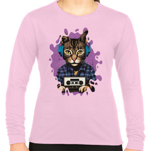 Kaos Kucing Grunge 90-an