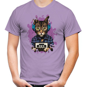 Kaos Kucing Grunge 90-an