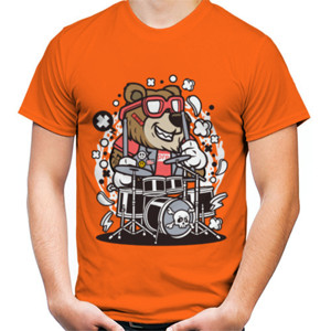 Kaos Bear Drummer