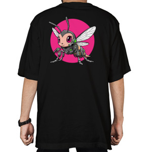 Kaos Oversize Bee Warrior