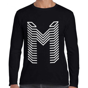Kaos Logo huruf M gamer