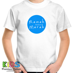 Kaos Ramah Bukan Marah - Biru