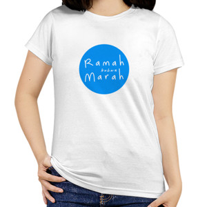 Kaos Ramah Bukan Marah - Biru