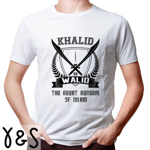 Kaos Islami Murah - Khalid bin Walid