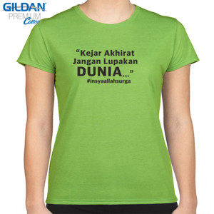 Kaos Kaos Insya Allah Surga