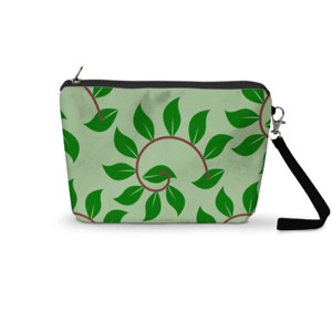 Pouch Trapesium Daun (Leaves)