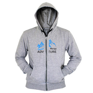 Hoodie Zipper Adventure Merapi