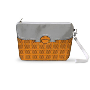 Pouch Trapesium Orange pattern