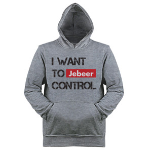 Jaket Hoodie JBR I want to control