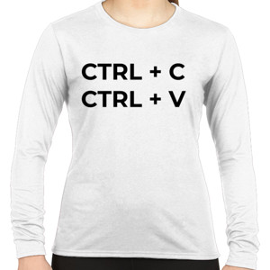 Kaos Baju Copy Paste