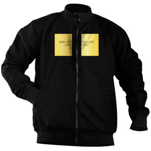 Jaket Bomber God Guides Us