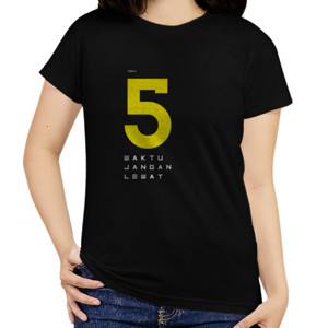 Kaos wadjugee - 5 waktu