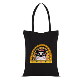 Tas Tote Panda Stars