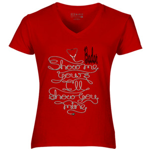 Kaos Wanita sweet red-mango
