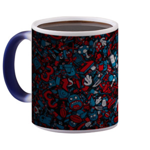 Mug Bunglon grafiti