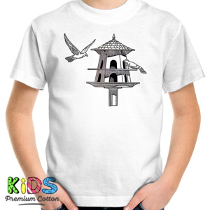 Kaos Two Cute Pigeons - Kaos Cute Dua Burung Dara