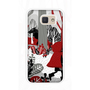 Little girl in red hood walking in forest Casing HP